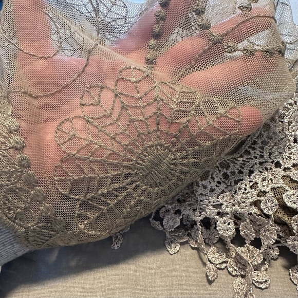 Vintage Look Lace Scarf - Picture 9 of 12